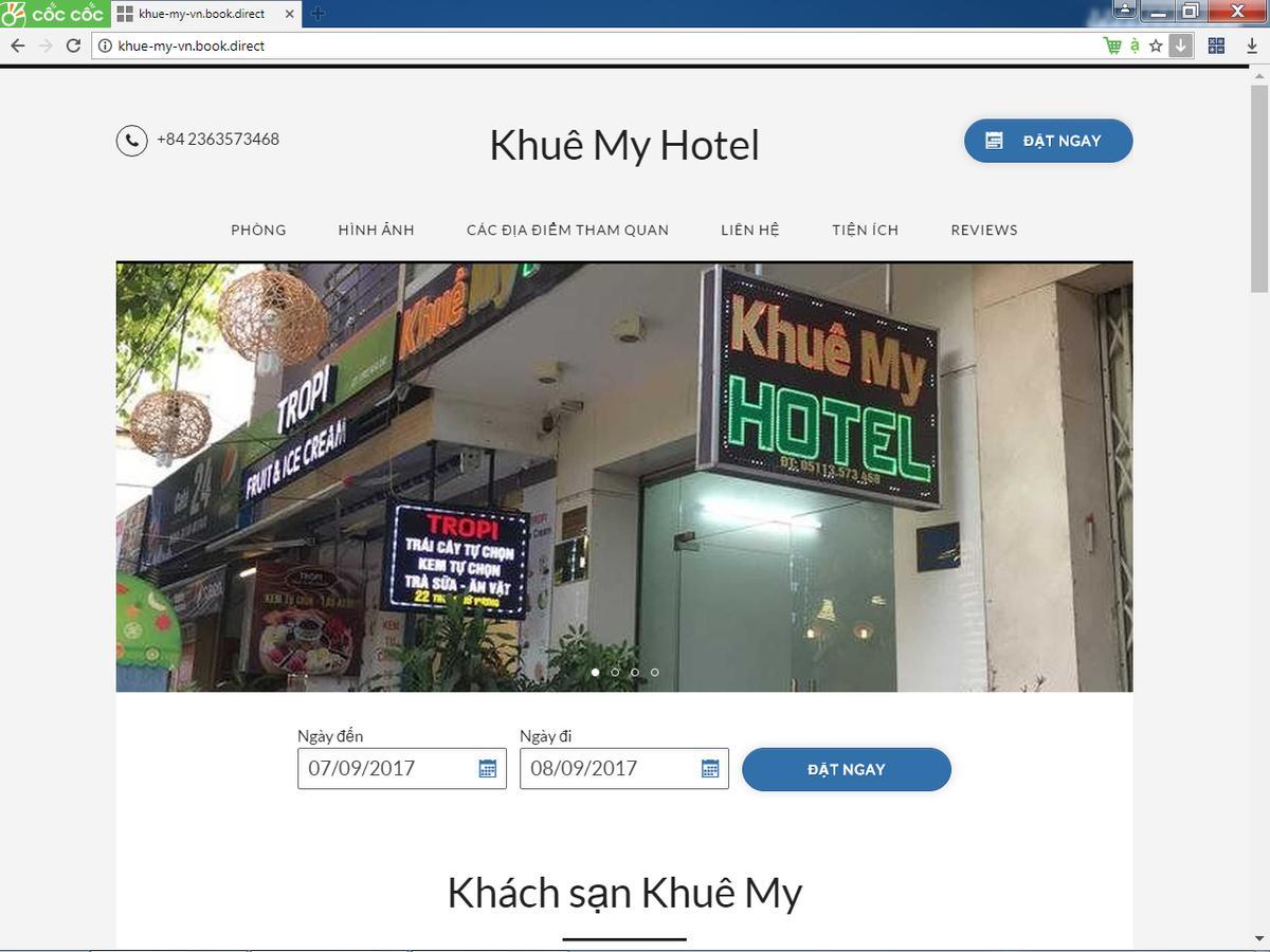 Khue My Hotel Danang Exteriér fotografie